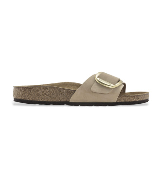 Sandali in Pelle Madrid Big Buckle nabuk (Vestibilità Stretta) marrone