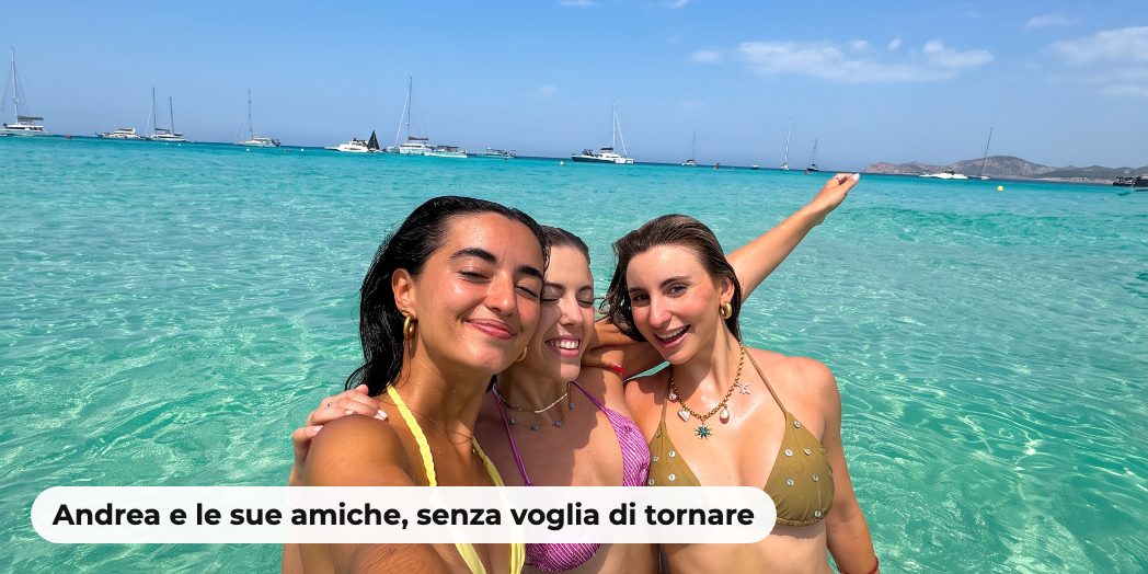 Andrea e le sue amiche, senza voglia di tornare