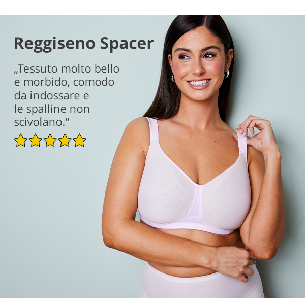 Reggiseno senza ferretto con Spacer