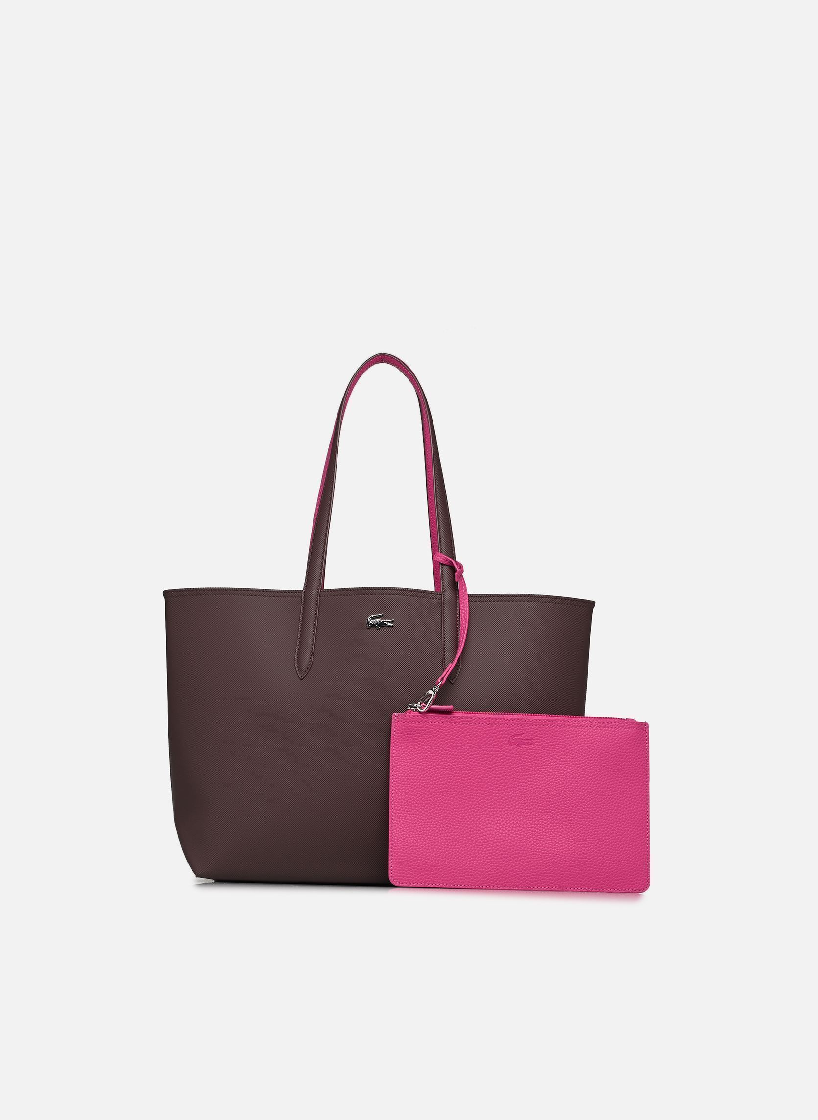 Lacoste Borsa cabas Anna Reversibile Bicolore Shopping Bag donna rosa