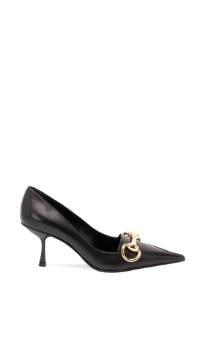 Boulevard leather pumps