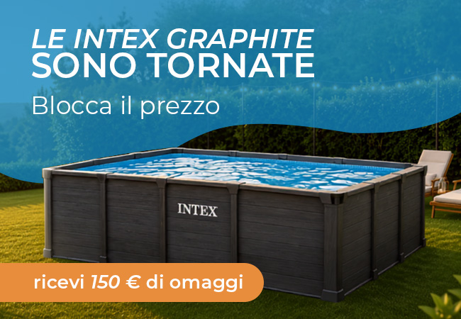 Intex Graphite sono tornare disponibili: blocca il prezzo e ricevi 150€ di omaggi
