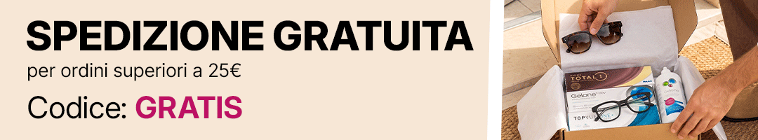 Spedizione gratuita per ordini superiori a 25€. Codice: GRATIS