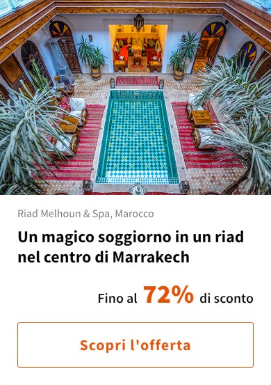 Un magico soggiorno in un riad nel centro di Marrakech
