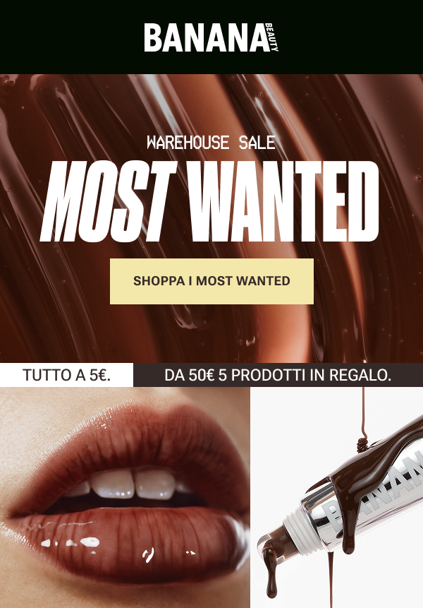 Warehouse Sale quasi finito, tutto a 5€, da 50€ 5 in regalo