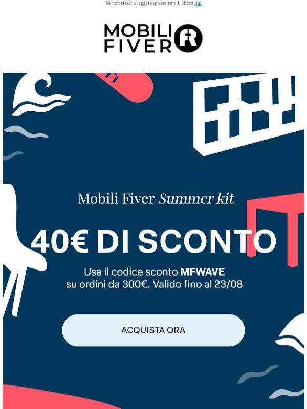 Risparmia 40€ sul tuo prossimo ordine