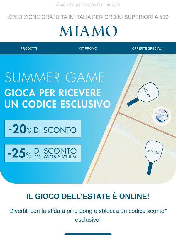 Gioca e scopri il tuo sconto!