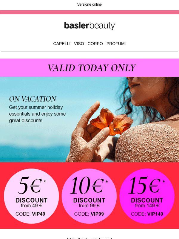 🚨 Offerta valida solo oggi: approfitta di uno sconto fino a 15 €