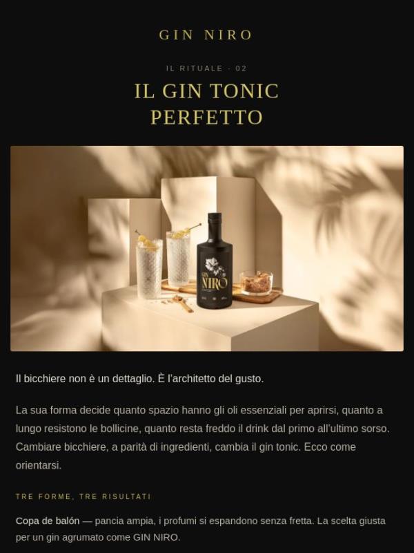Il bicchiere giusto cambia tutto
