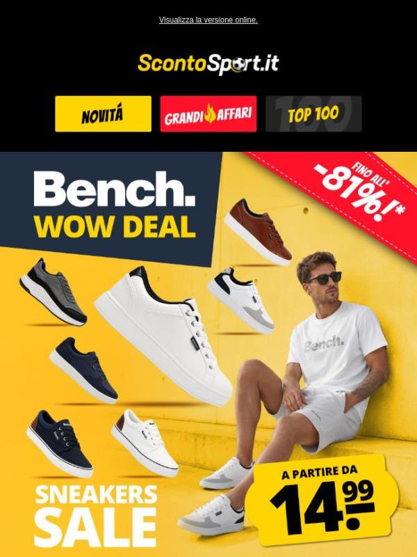 🆕 Le sneakers Bench WOW sono appena arrivate!