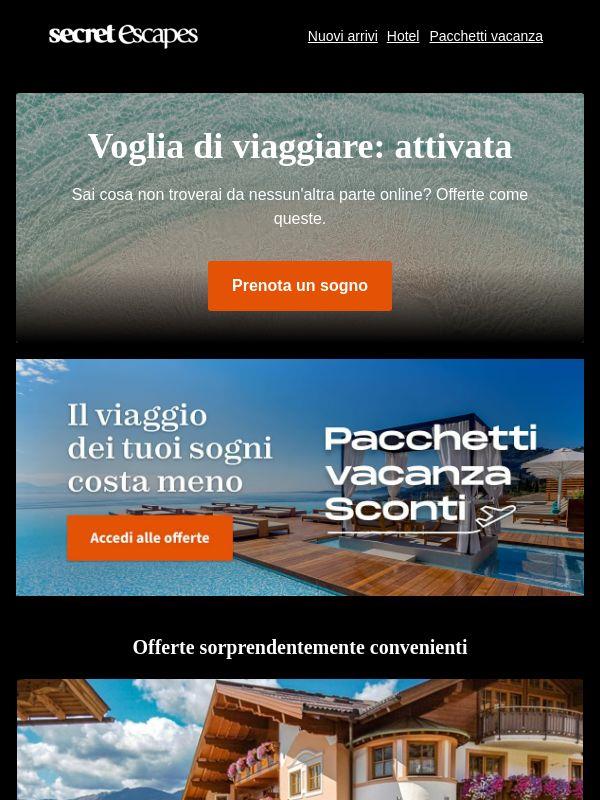 Piani per il mercoledì? Prenotare un viaggio