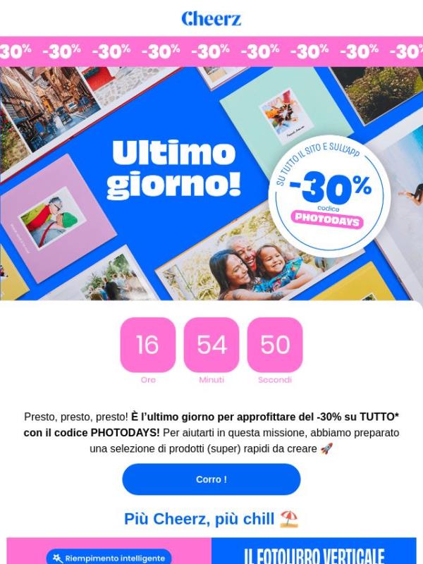 I Photodays finiscono stasera ⏰
