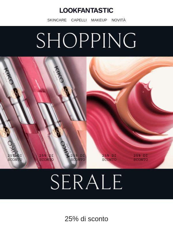 25% di sconto. Fino a mezzanotte