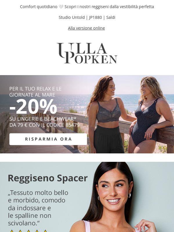 Approfitta del 20% di sconto si Lingerie e Moda Mare