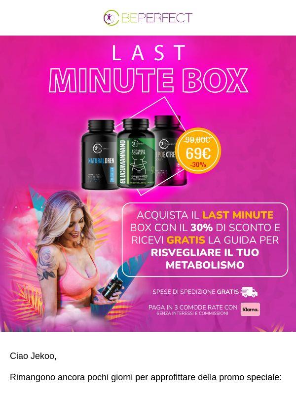 🗣️ Ultimi giorni di Last Minute Box!