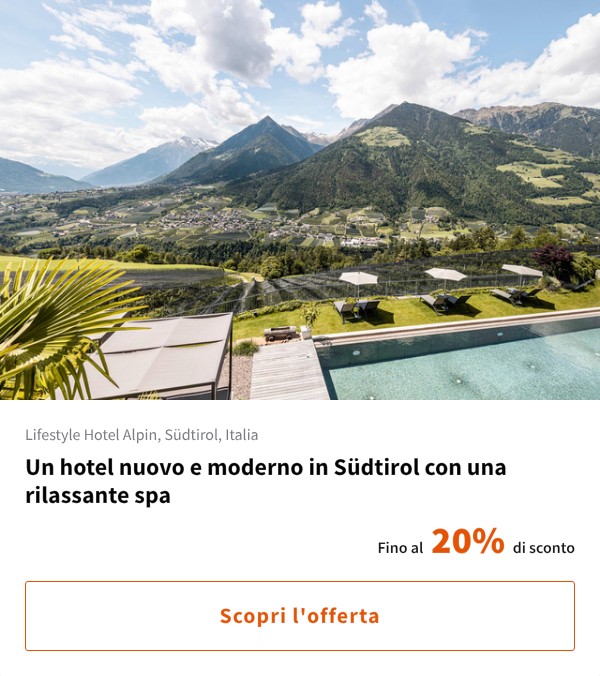Un hotel nuovo e moderno in Südtirol con una rilassante spa