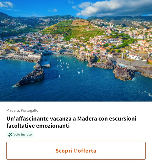 Un'affascinante vacanza a Madera con escursioni facoltative emozionanti