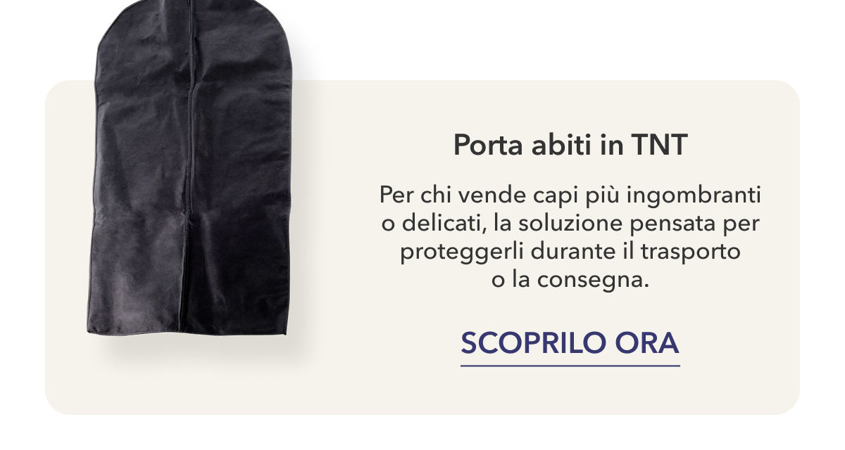Porta abiti in tnt