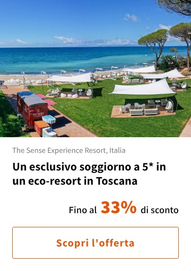 Un esclusivo soggiorno a 5* in un eco-resort in Toscana