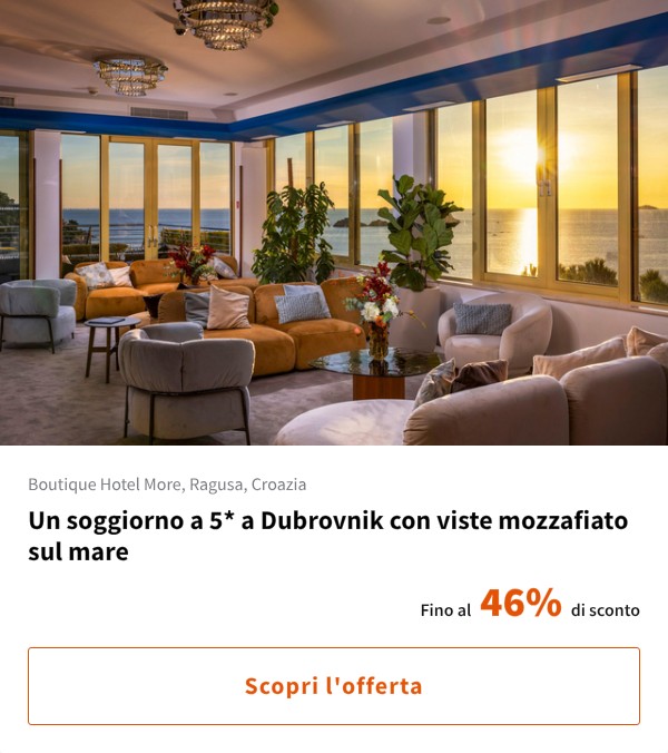 Un soggiorno a 5* a Dubrovnik con viste mozzafiato sul mare