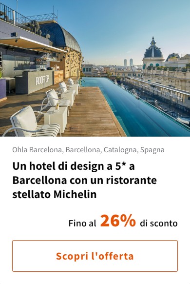Un hotel di design a 5* a Barcellona con un ristorante stellato Michelin