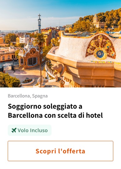 Soggiorno soleggiato a Barcellona con scelta di hotel