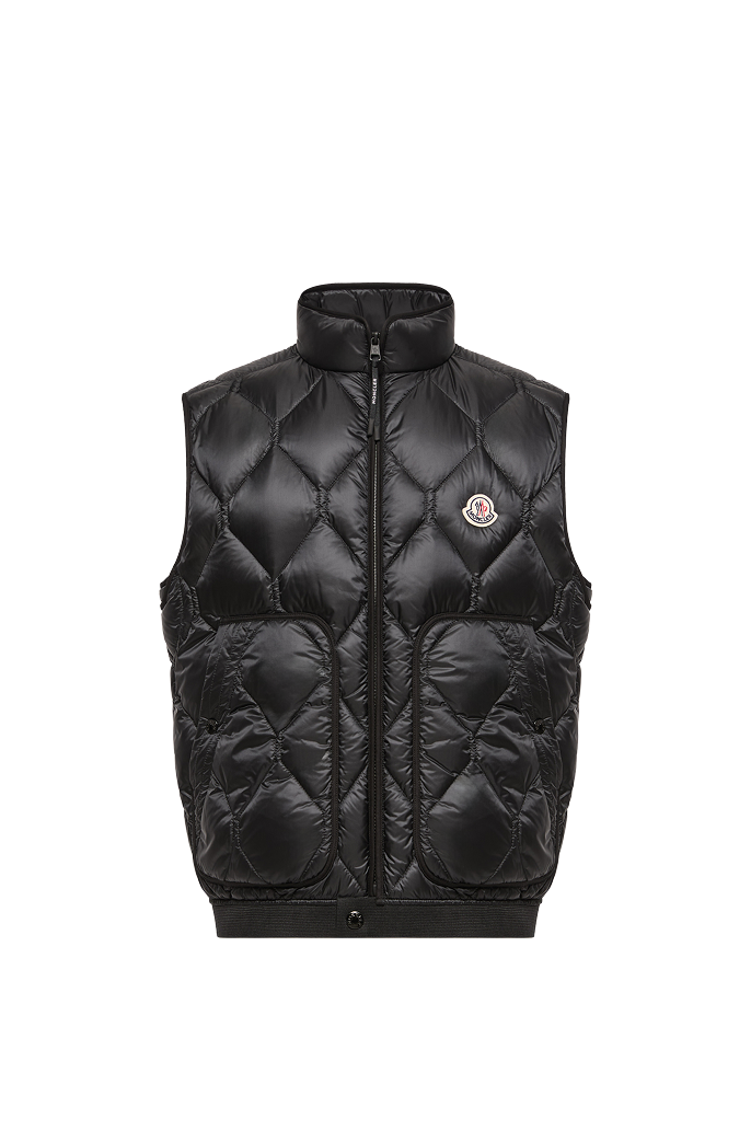 Gilet Imbottito in Piuma con Trapuntatura a Rombi Erelia