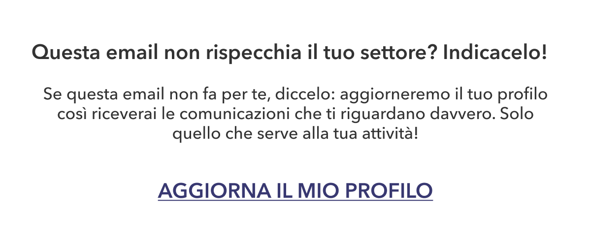 Aggiorna il mio profilo