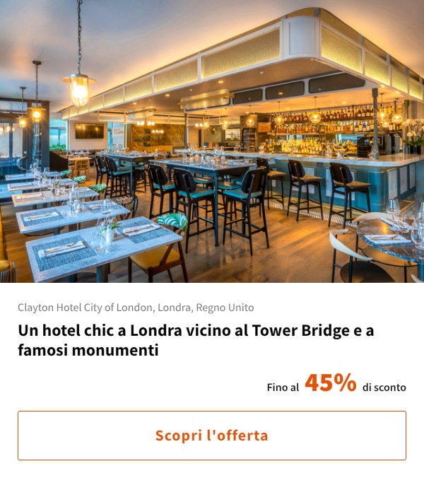 Un hotel chic a Londra vicino al Tower Bridge e a famosi monumenti