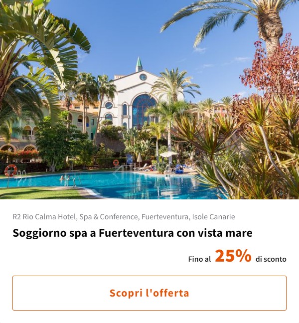 Soggiorno spa a Fuerteventura con vista mare