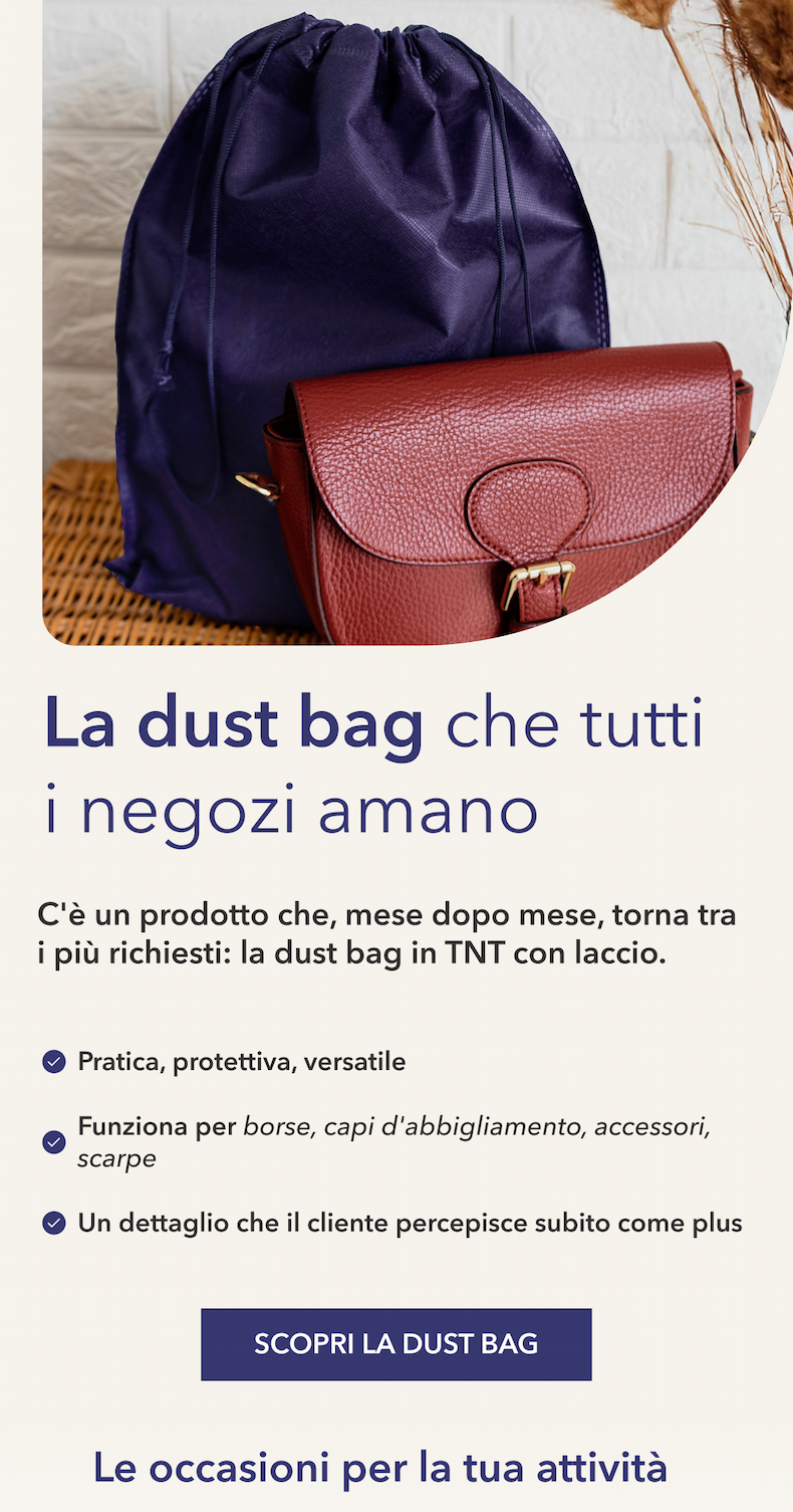 La dust bag che tutti amano