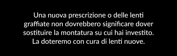 Perché sostituire le mie lenti?