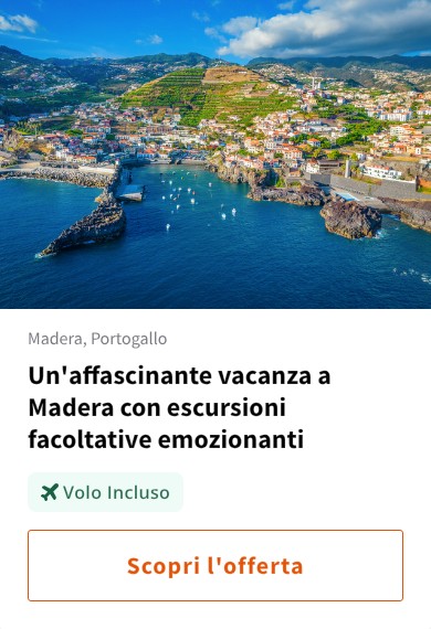 Un'affascinante vacanza a Madera con escursioni facoltative emozionanti