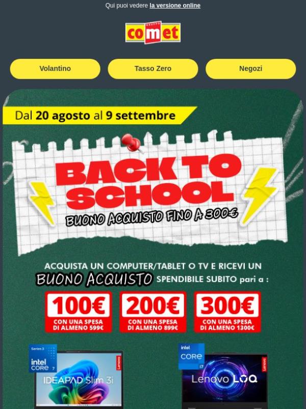 VOLANTINO | fino a 300€ di buono acquisto 📚