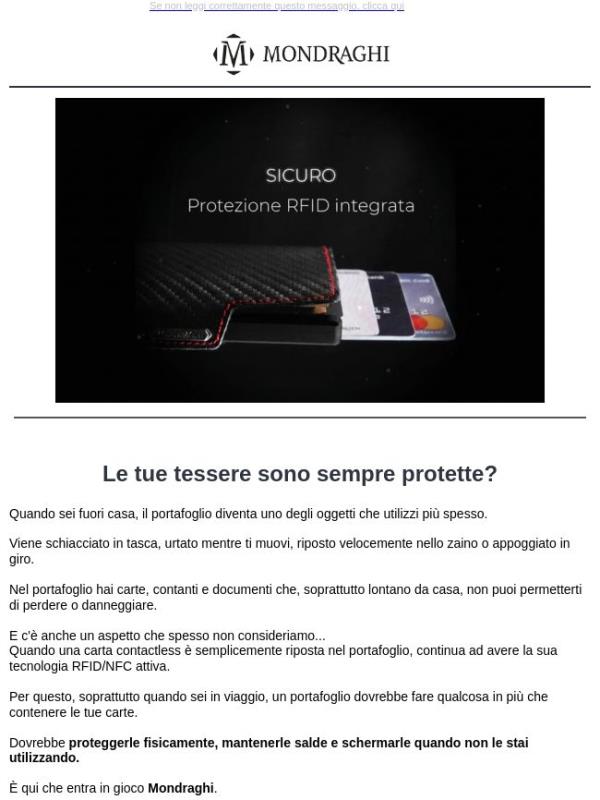 Le tue tessere sono protette anche quando non le usi? 🔒