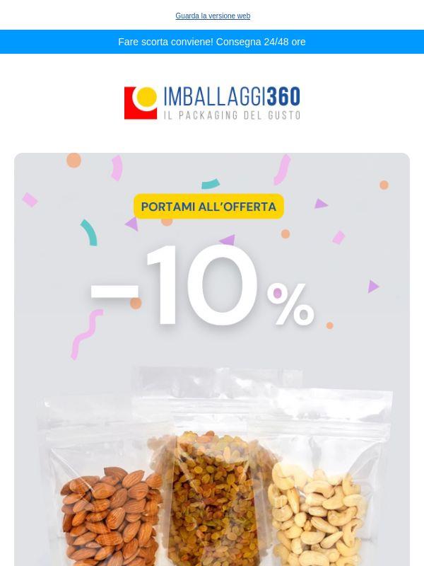 -10% 🔥 In sconto ora — Scopri i sacchetti a chiusura zip