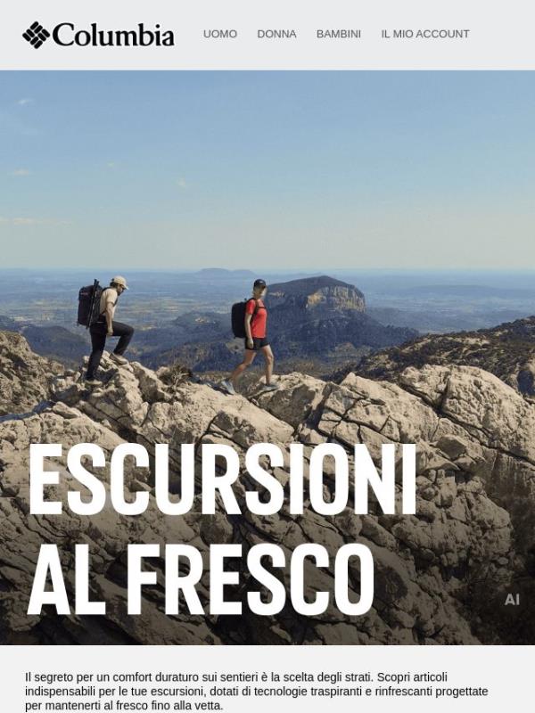 Massima freschezza per le lunghe escursioni☀️