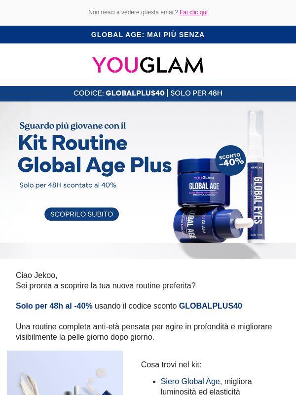 SOLO PER 48H: il tuo -40% sul Kit Global Age Plus è qui
