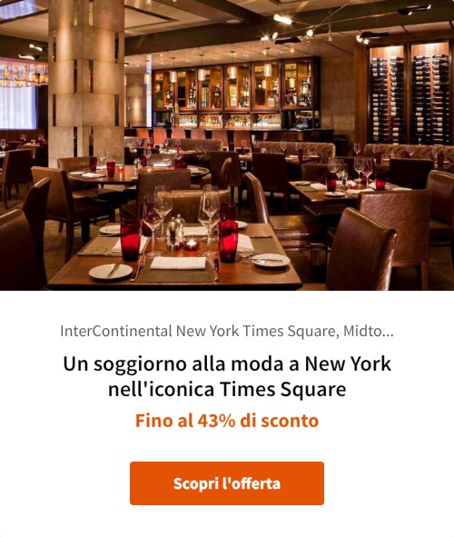 Un soggiorno alla moda a New York nell'iconica Times Square