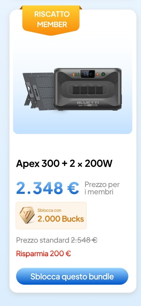 BLUETTI Apex 300+2*200W