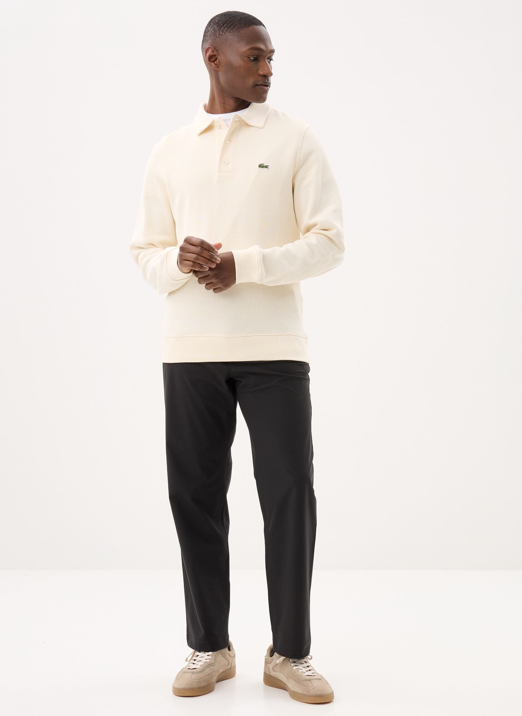 Lacoste Pantalons chino Pantalon HH2350 homme noir