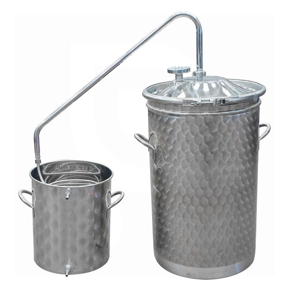 Distillatore con serbatoi in acciaio inox 75 L