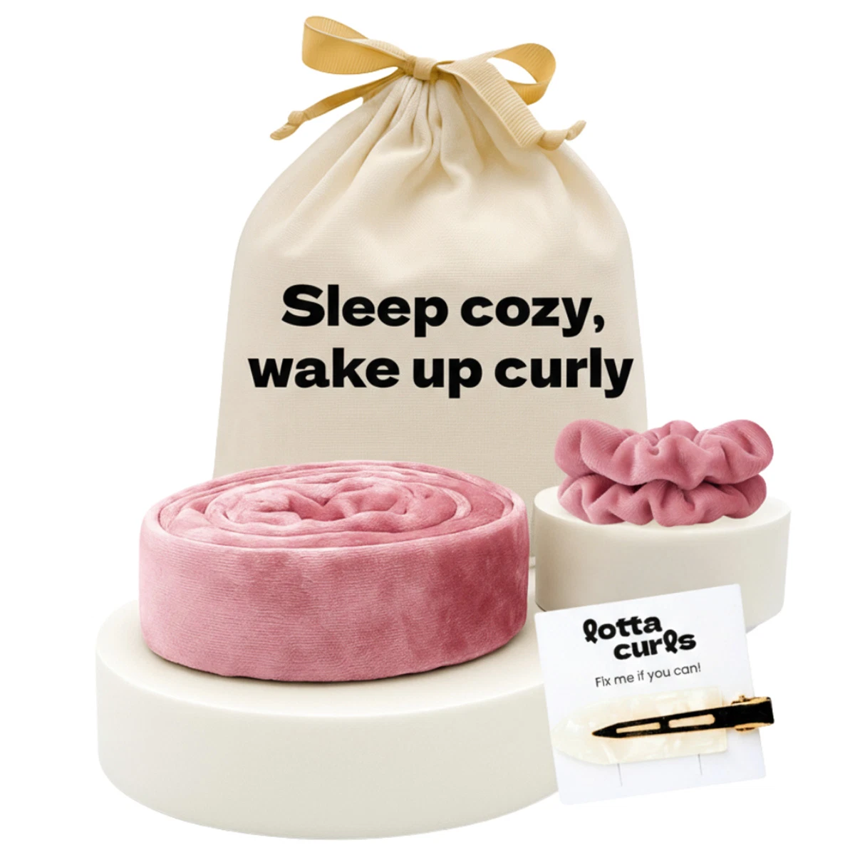 Set di nastri arricciacapelli Cheeky Blush