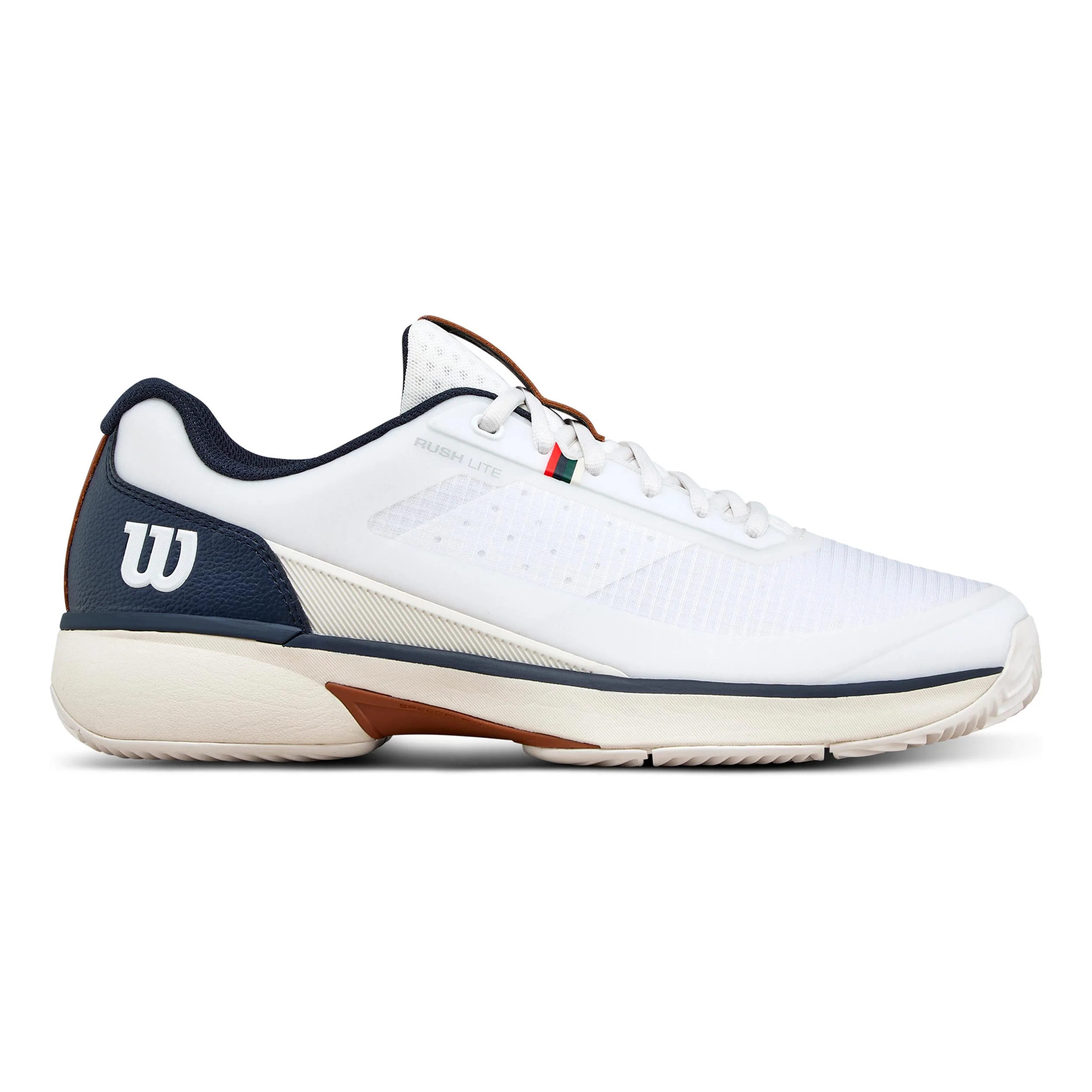 Rush Lite 5 Scarpa per terra rossa Uomini-bianco, blu scuro