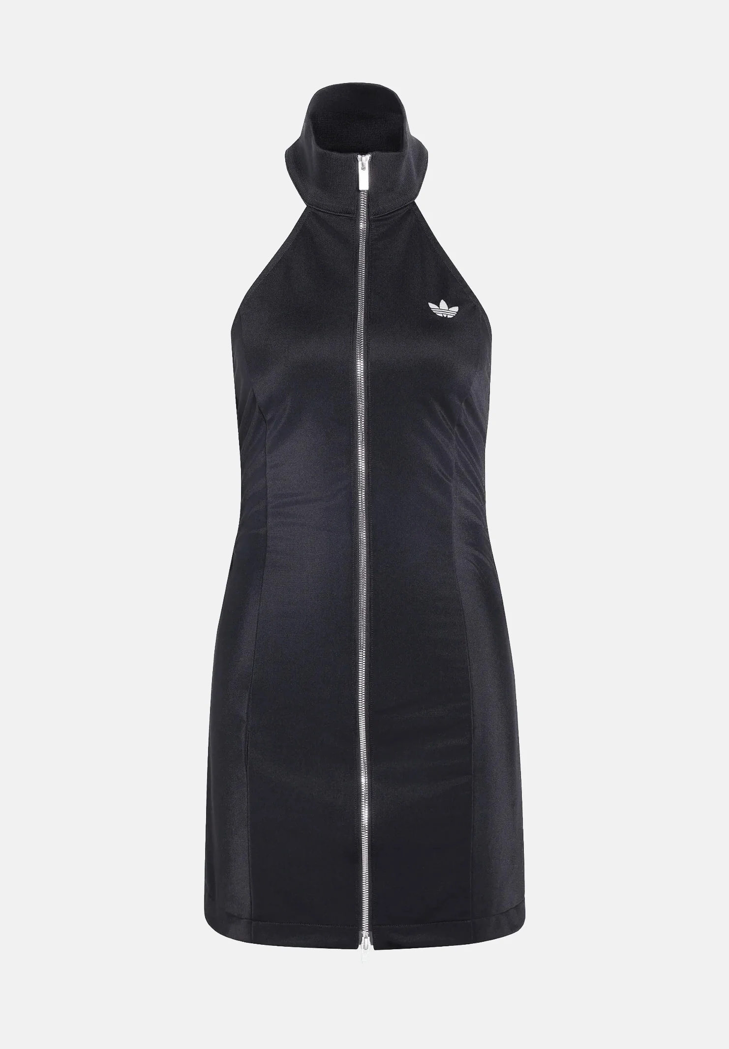 Image of ADIDAS ORIGINALS Abito OPEN BACK corto da donna con chiusura zip frontale