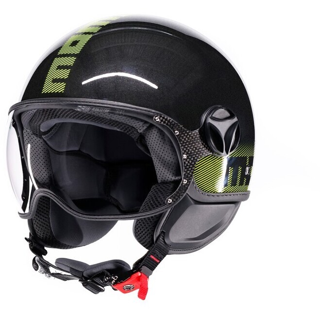 Casco Jet Momo FGTR Classic Stripes
