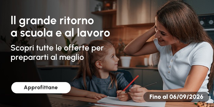Sconto Flash: 10€ per ordini superiori a 99€