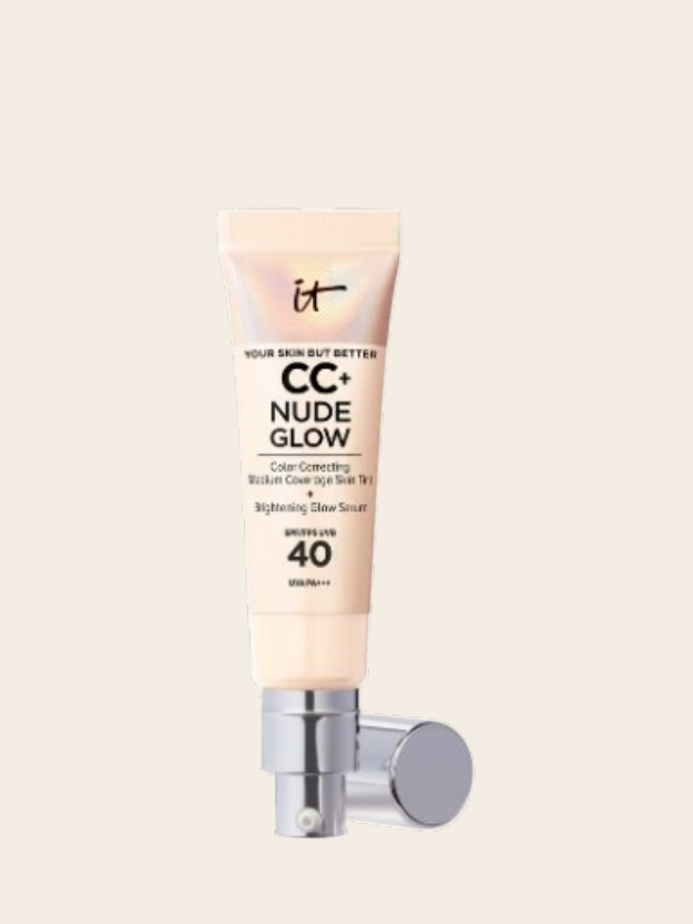 IT Cosmetics CC+ Nude Glow Fond de Teint Léger et Sérum Éclat avec SPF 40 32 ml (nuances variées)