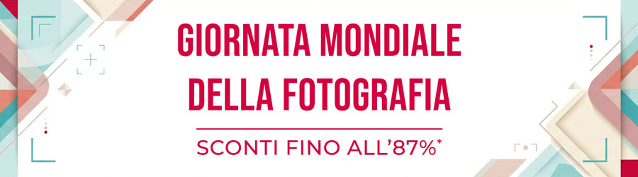 Giornata Mondiale della Fotografia: sconti fino all’87%*
