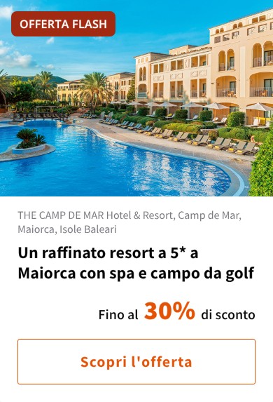 Un raffinato resort a 5* a Maiorca con spa e campo da golf